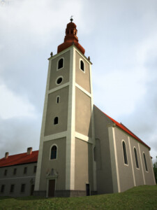 Severný pohľad (3D rekonštrukcia)